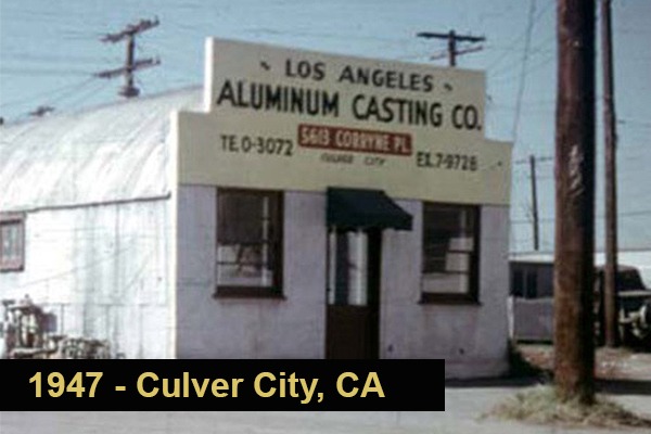 Photo of our original facility in Culver City CA 1947