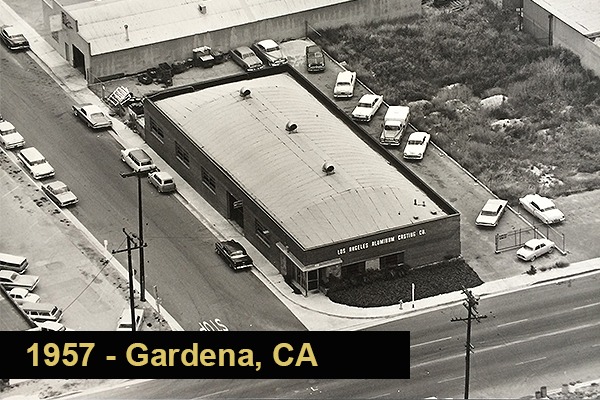 Photo of our second facility in Gardena CA 1957