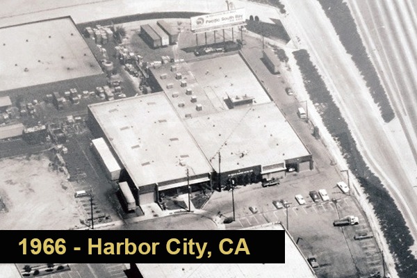 Photo of our third facility in Harbor City CA 1966